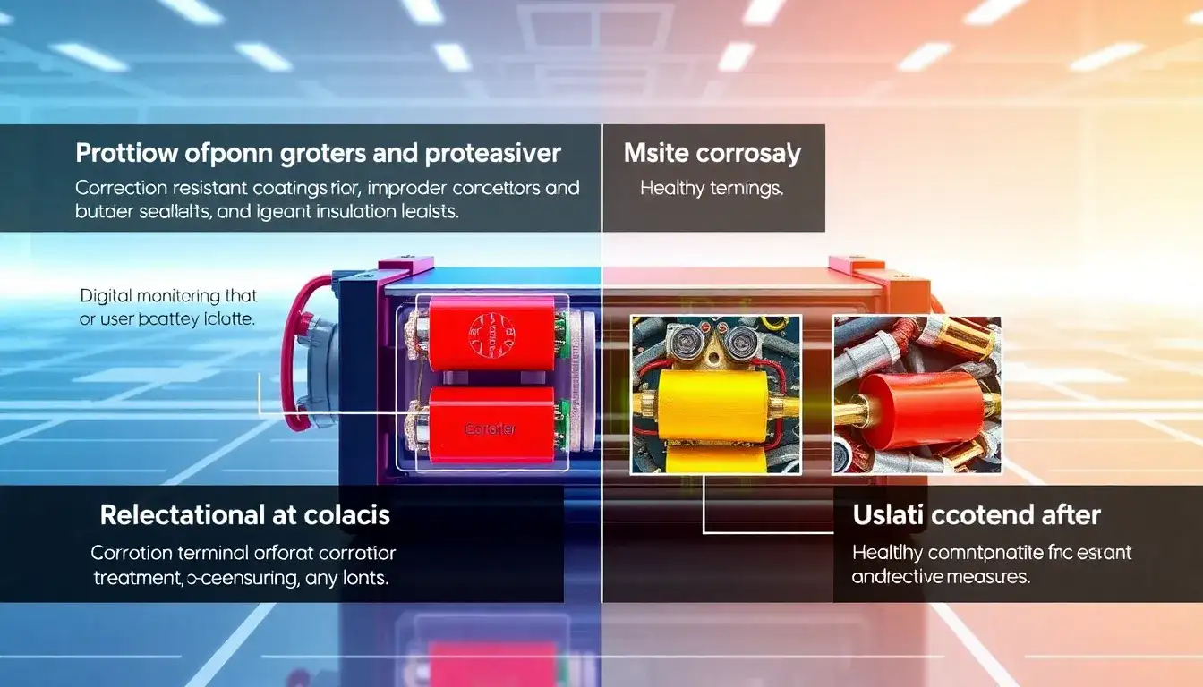 How can I prevent corrosion on lithium-ion battery terminals