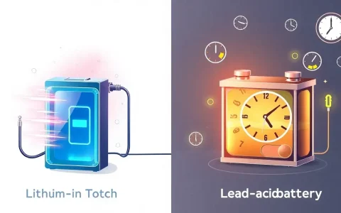 How do the charging times of lithium-ion batteries compare to lead-acid batteries