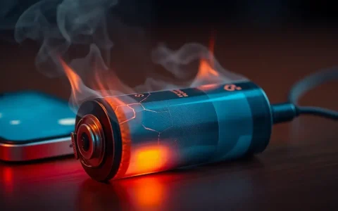 What are the signs of a lithium-ion battery fire
