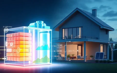 How does the energy density of lithium-ion batteries affect their performance in home energy storage systems