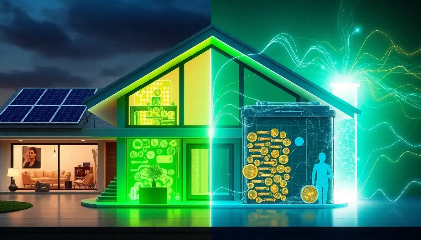 How does the energy density of lithium-ion batteries impact their lifespan in home energy storage systems