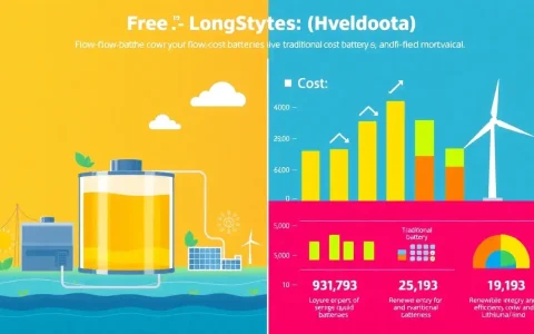 How do flow batteries compare in terms of cost-effectiveness over the long term