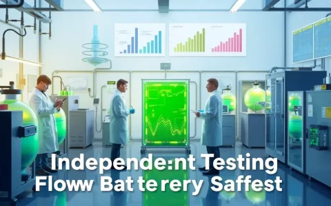 What independent testing has been conducted to validate the safety of flow batteries