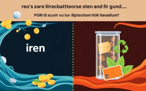 What are the benefits of using iron instead of vanadium in flow batteries