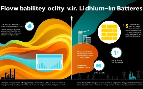 How does the scalability of flow batteries compare to lithium-ion batteries