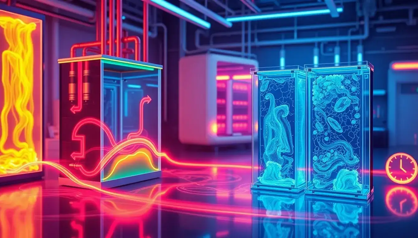 How do the lifetimes of flow batteries compare to those of lithium-ion batteries