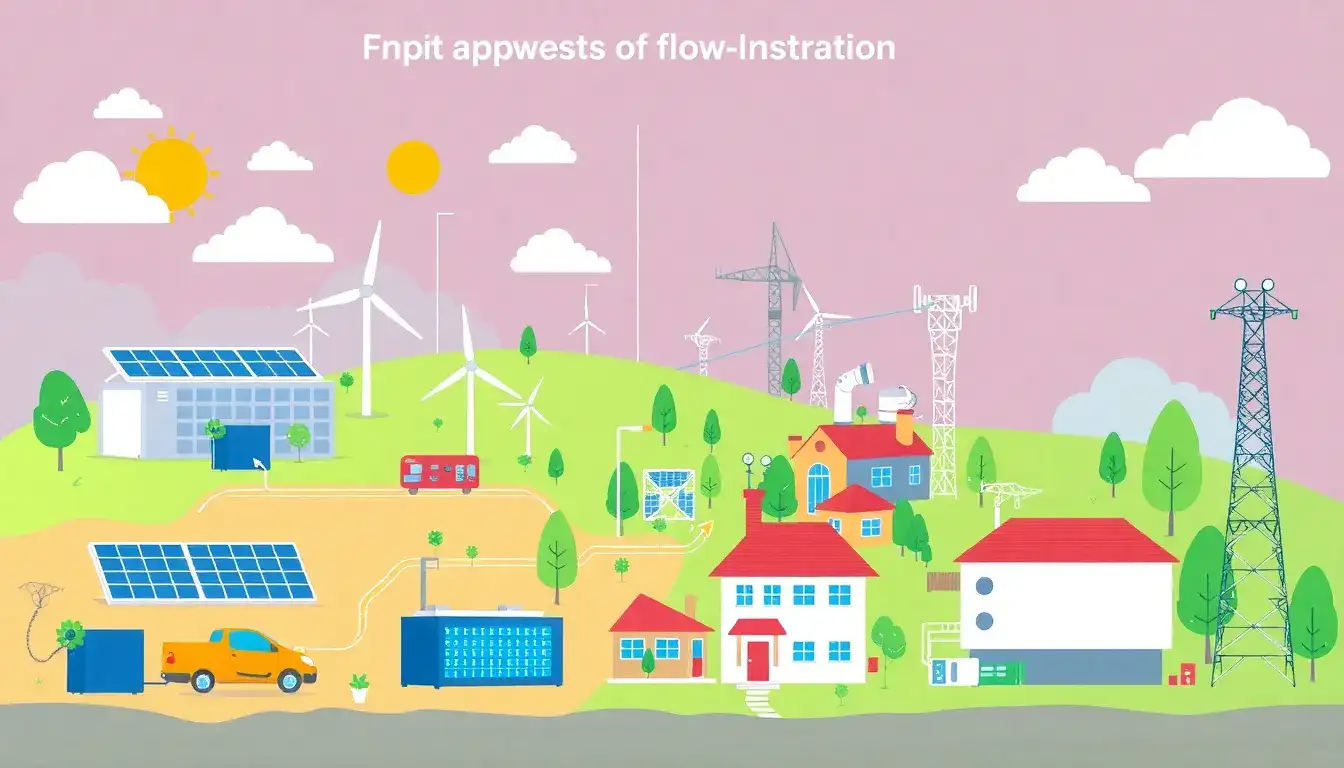 What are the main applications for flow batteries