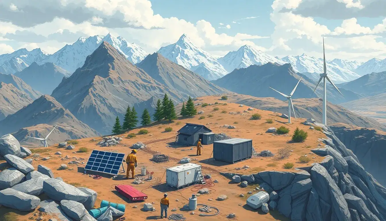 What are the potential challenges in deploying flow batteries in remote or off-grid locations