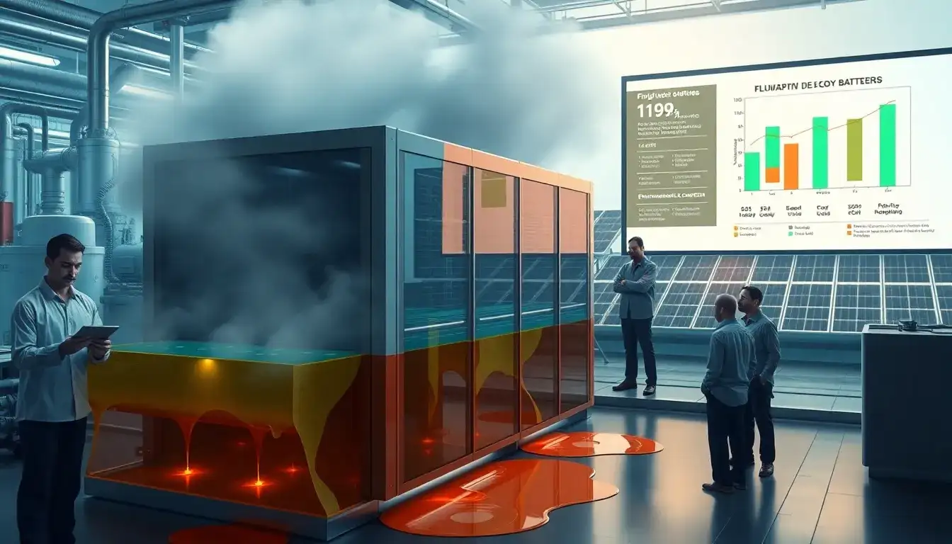 Are there any significant drawbacks to using flow batteries