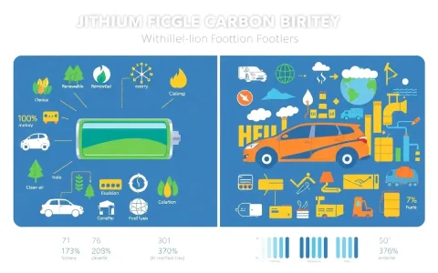 How does the carbon footprint of lithium-ion batteries compare to traditional fossil fuel-based vehicles
