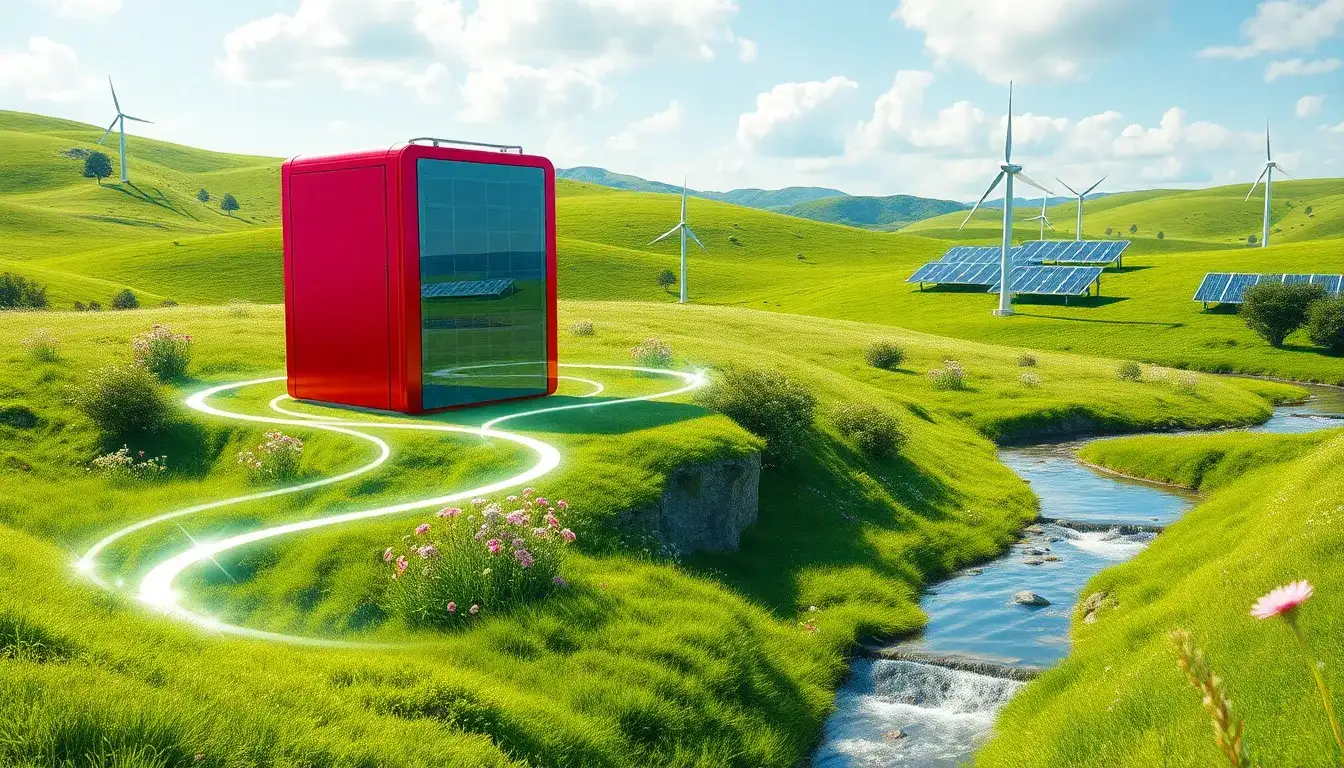 Are there any environmental benefits to using iron flow batteries