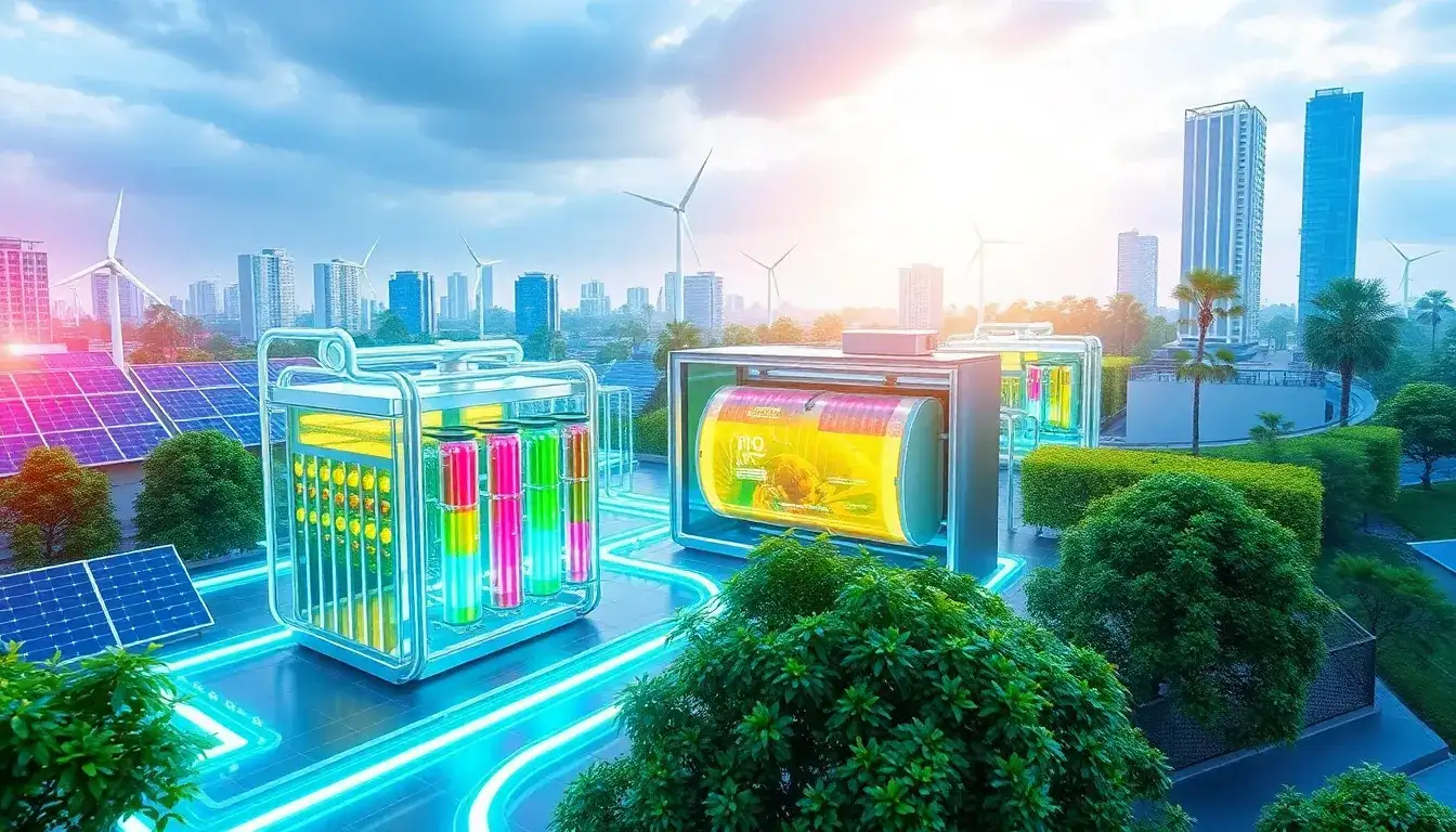 What advancements are being made in flow battery technology to improve their performance in microgrids