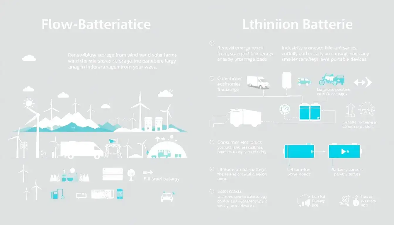 Are there any specific applications where flow batteries are more cost-effective than lithium-ion batteries