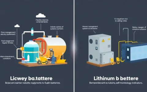 How does the maintenance requirement of flow batteries differ from that of lithium-ion batteries