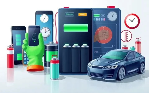 What are the main safety tips for handling lithium-ion batteries