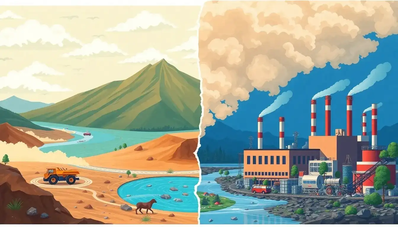 What are the main environmental impacts of lithium-ion battery production