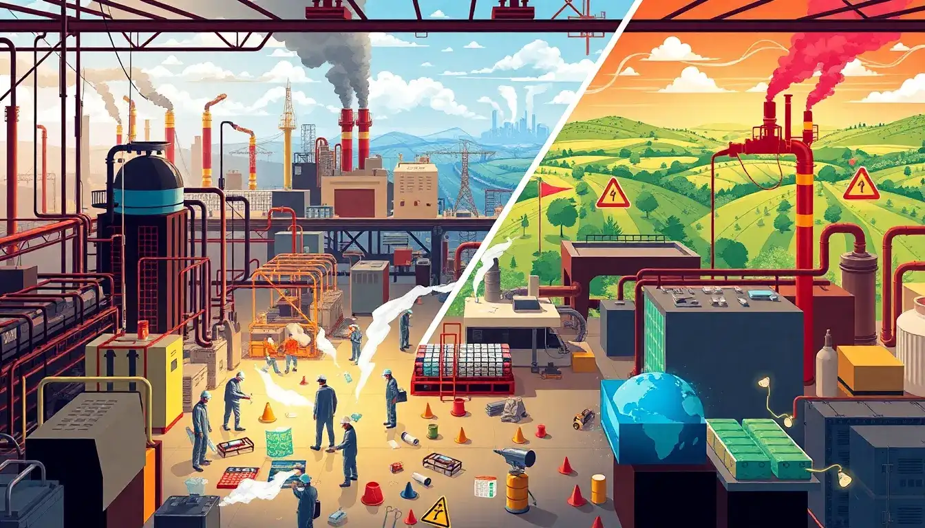 Are there any human health risks associated with the production of lithium-ion batteries