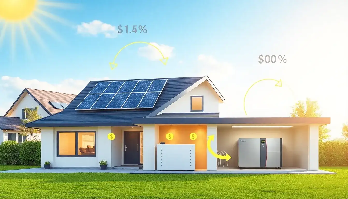 How do residential energy storage systems help reduce energy costs
