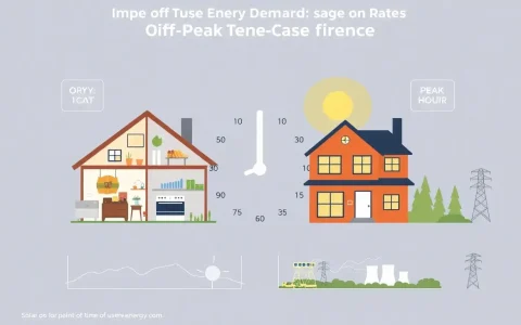 How do time-of-use rates affect my peak energy demand calculations