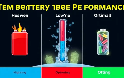 How does temperature affect battery performance