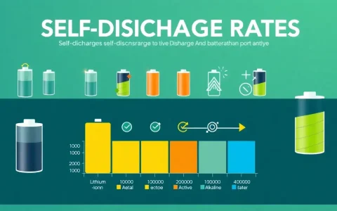 How do self-discharge rates vary among different battery types