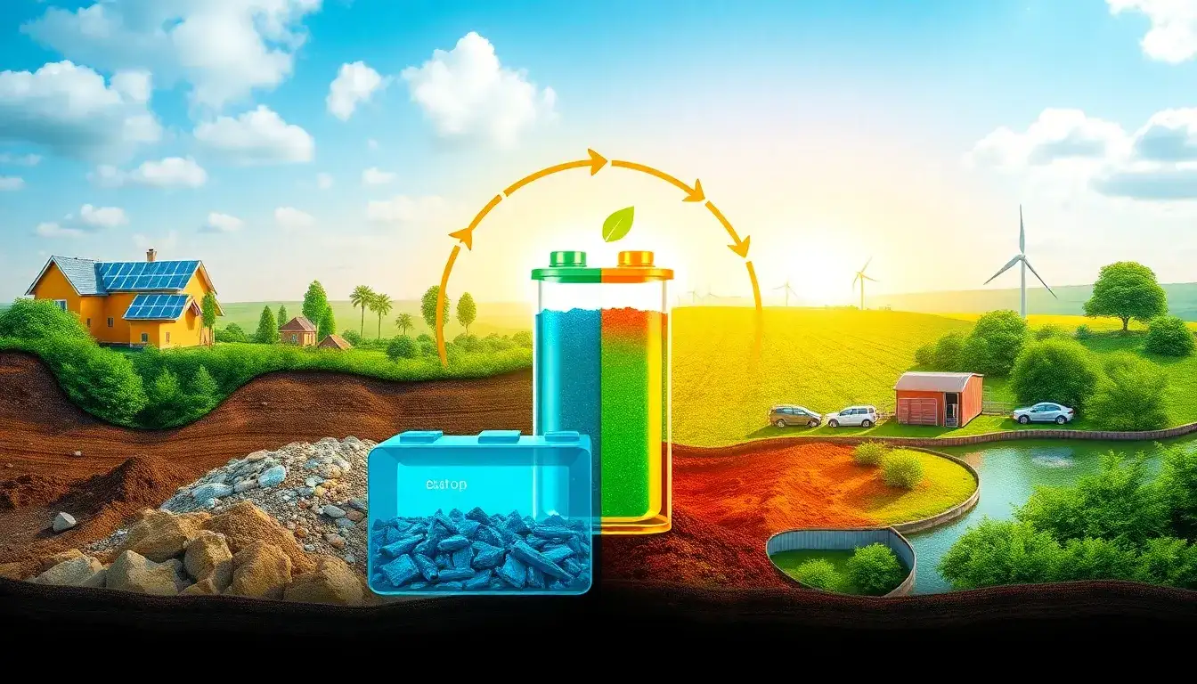 How do battery chemistries impact environmental sustainability