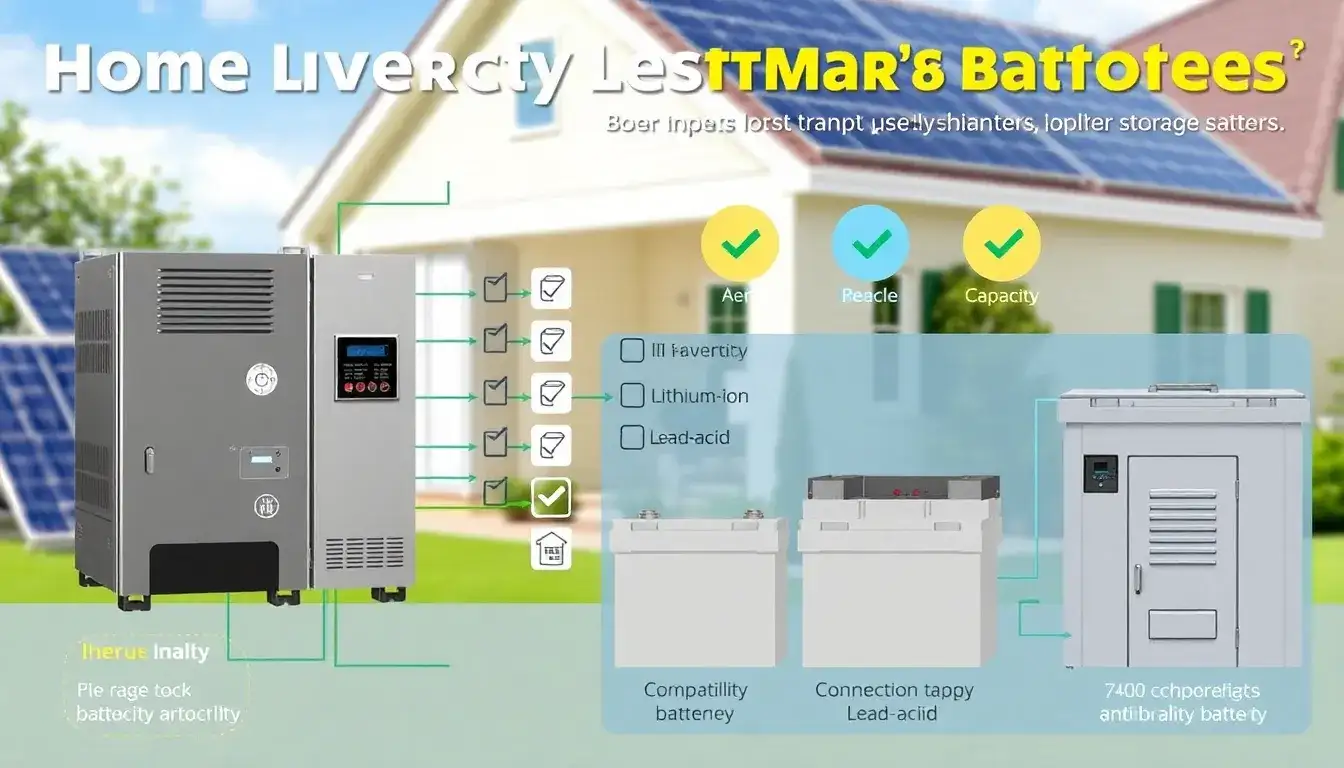 How do I know if my current inverter is compatible with new batteries