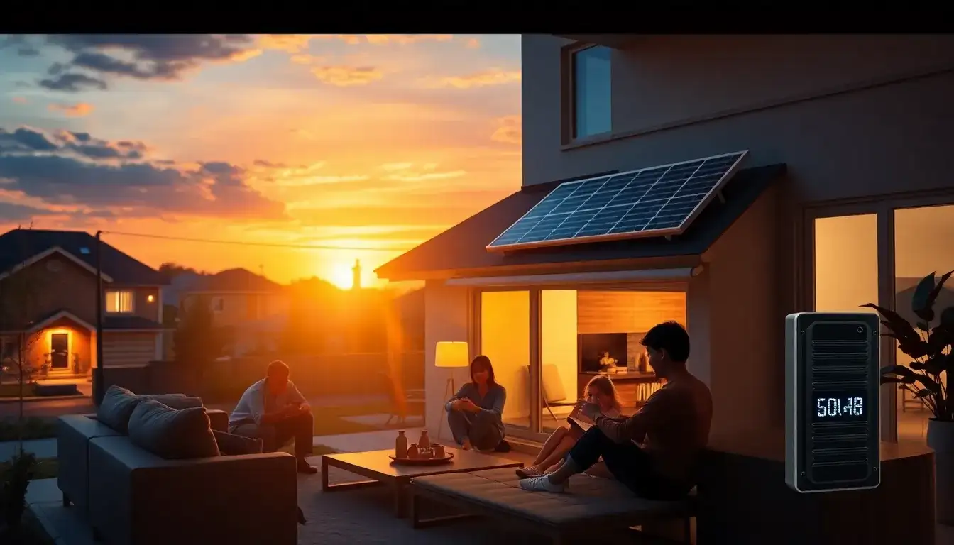 How do solar batteries help during power outages