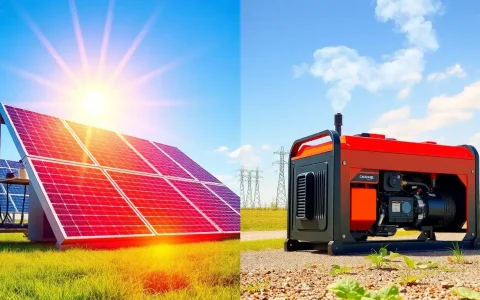 How do solar batteries compare to traditional generators
