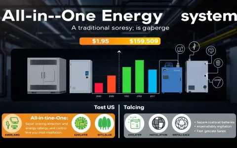 How does the cost of an all-in-one energy storage system compare to traditional systems