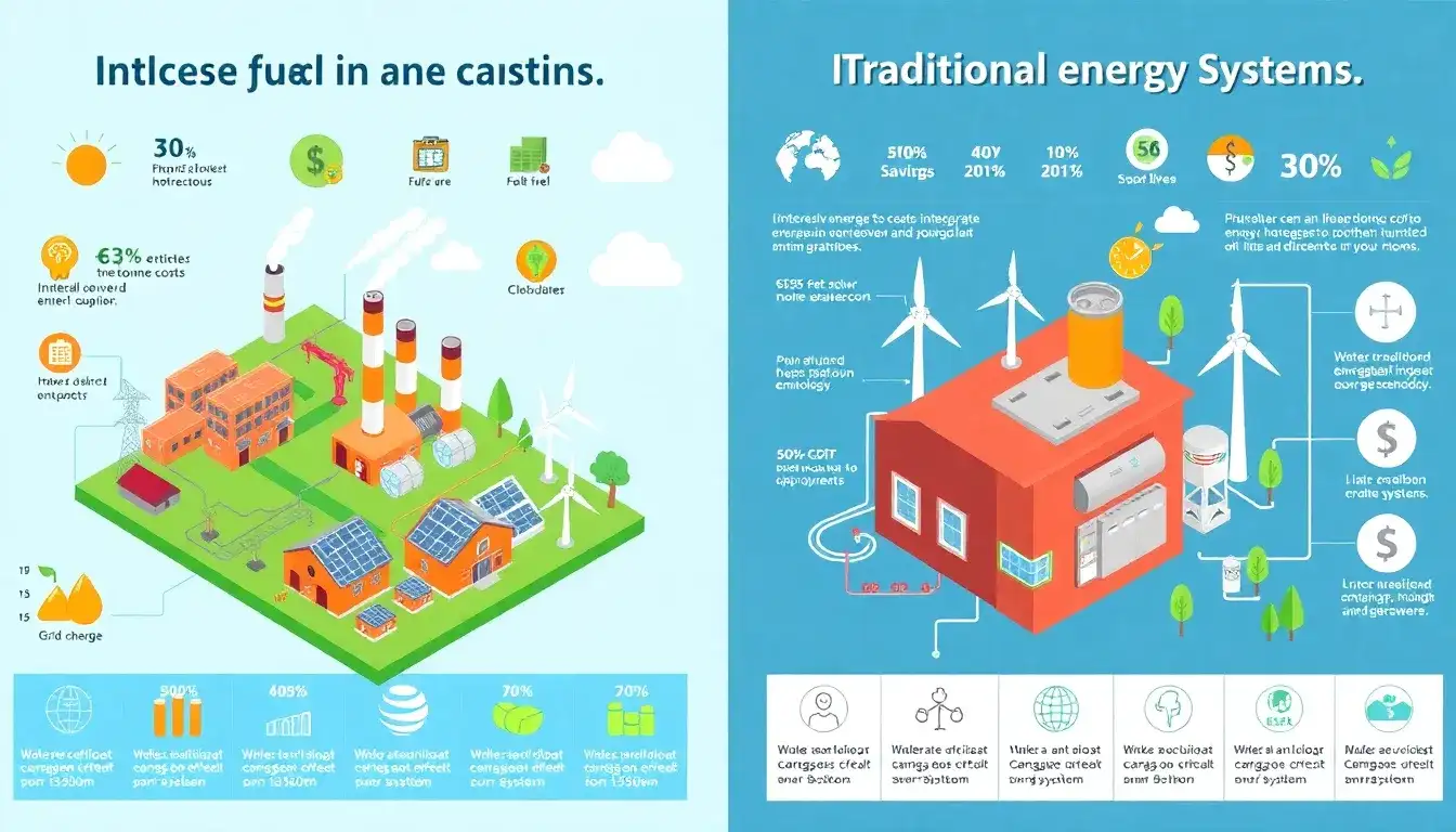 What are the cost implications of installing an all-in-one energy storage system versus traditional systems