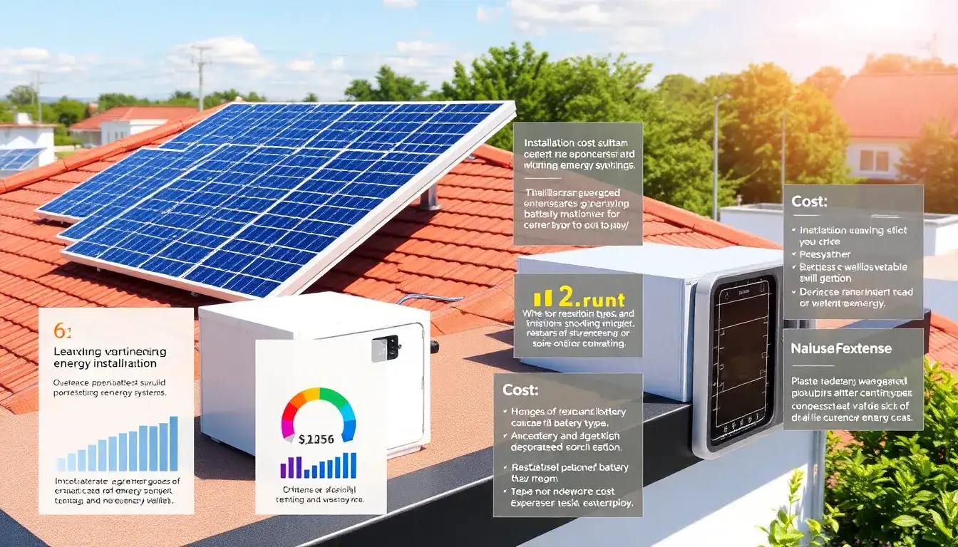 What are the cost considerations when adding energy storage to an existing solar system