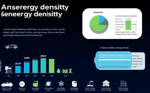 How does the energy density of Amprius' new battery compare to other leading battery technologies