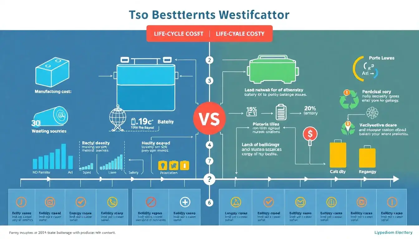 How do the costs of solid-state batteries compare to lithium-ion batteries over their lifetimes