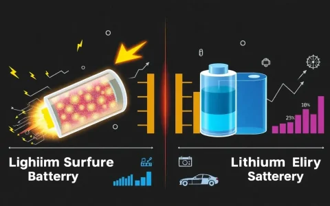 How does the energy density of lithium-sulfur batteries compare to lithium-ion batteries