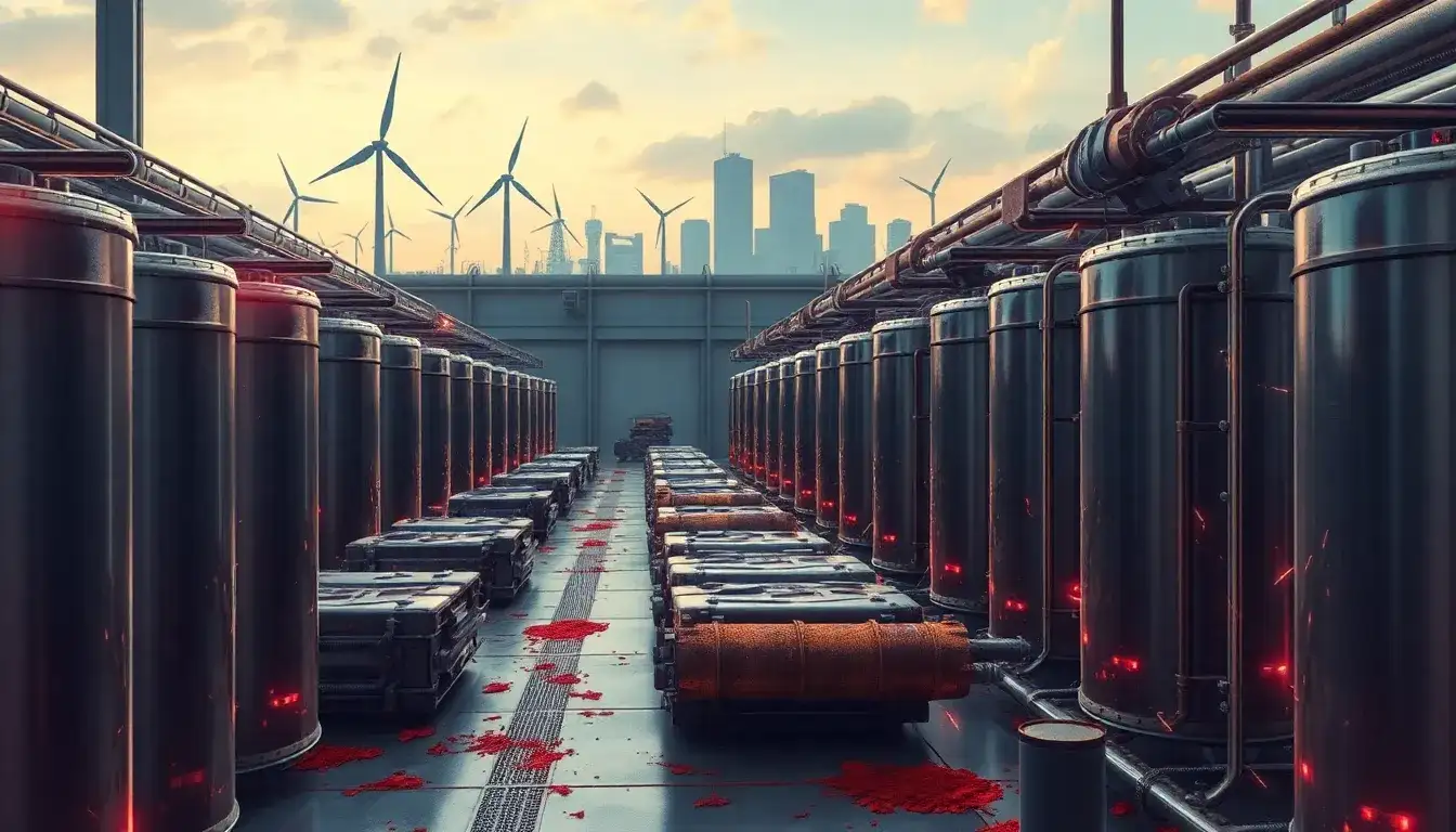 What are the potential drawbacks of using iron-air batteries for energy storage