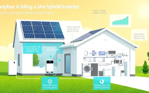 What are the benefits of using a hybrid inverter in a home energy storage system