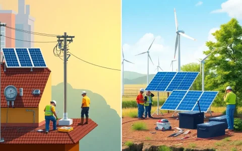 How do the maintenance requirements differ between on-grid and off-grid systems