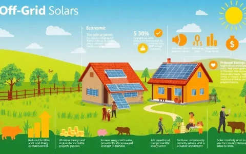 What are the economic benefits of off-grid solar systems