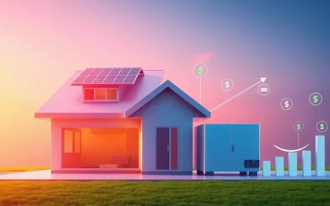 How does the cost of a residential energy storage system impact its overall efficiency