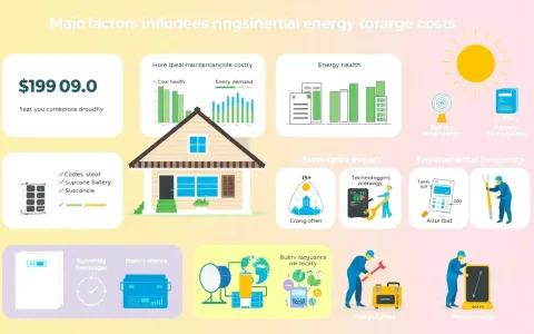 What are the main factors influencing the maintenance costs of residential energy storage systems