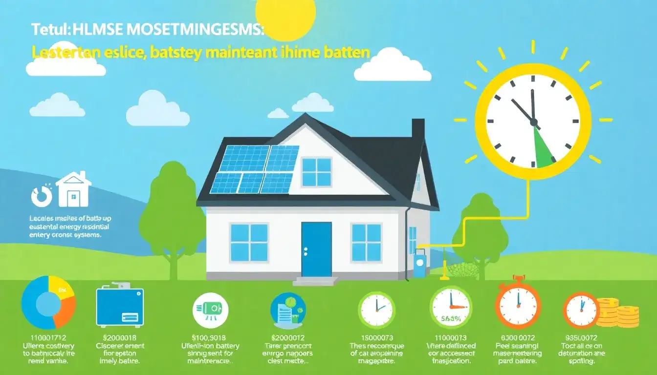 What are the typical maintenance costs for lithium-ion batteries in residential energy storage systems