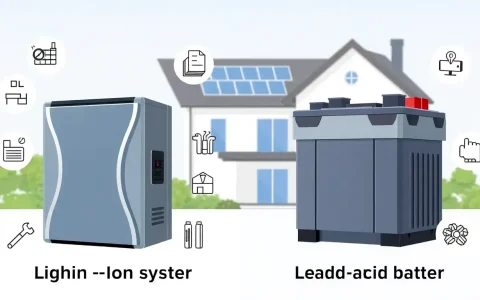 How does the type of battery (e.g., lithium-ion vs. lead-acid) influence the maintenance costs of residential energy storage systems