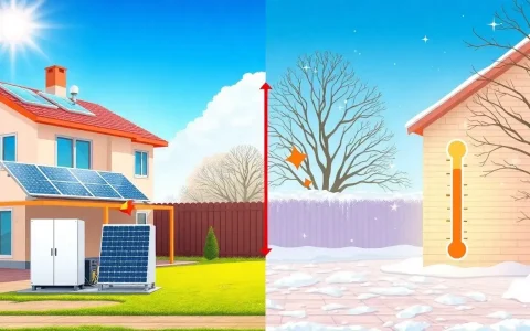 How does temperature affect the efficiency of residential energy storage systems
