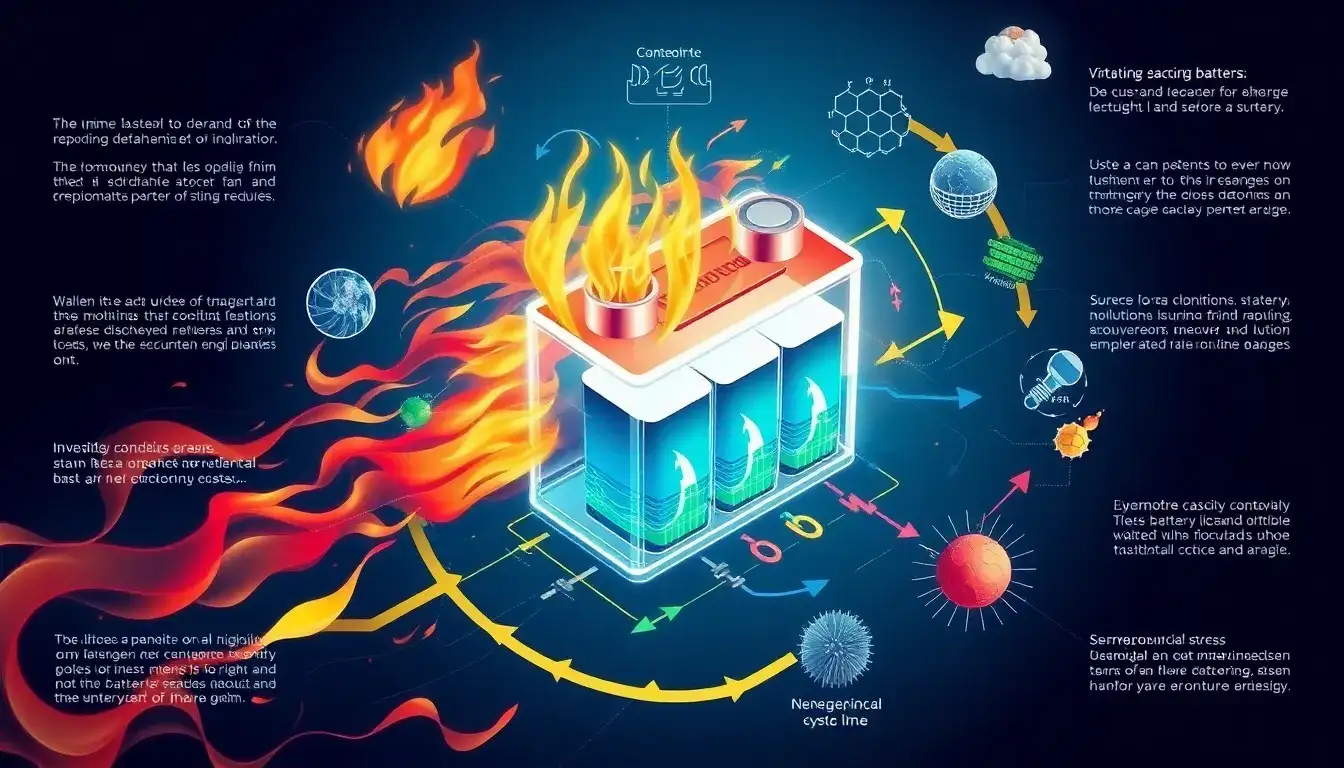 What are the main factors influencing the degradation of battery capacity over time