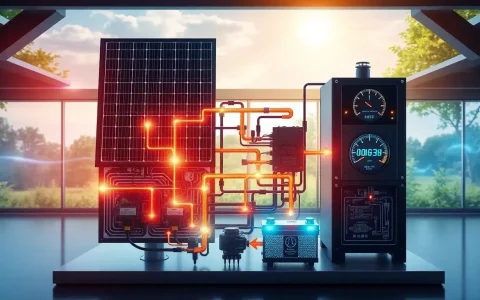How do conversion losses impact the overall efficiency of solar battery systems