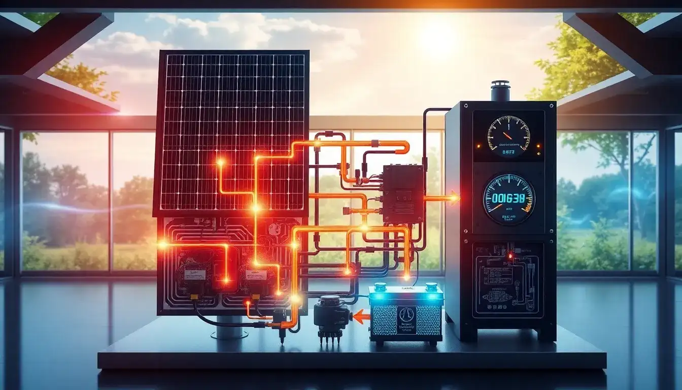 How do conversion losses impact the overall efficiency of solar battery systems