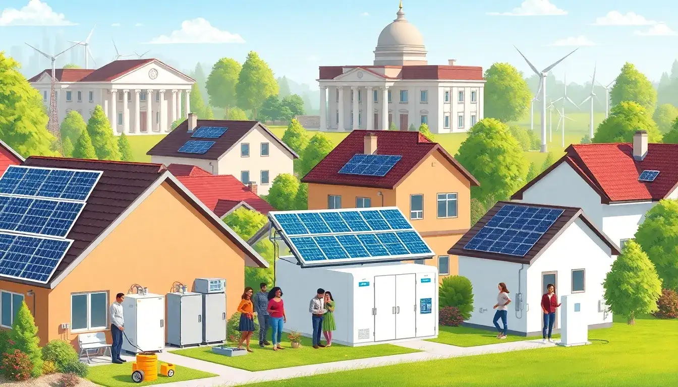 How do government incentives impact the overall cost of residential energy storage systems