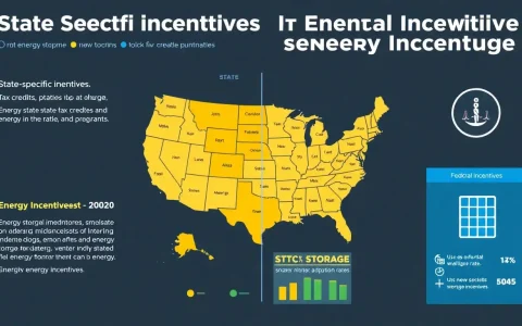 How do state-specific incentives compare to federal incentives for energy storage