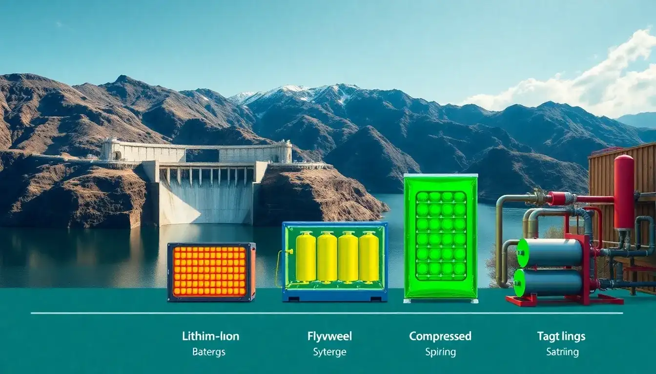 How does the lifespan of pumped hydro storage compare to other energy storage methods